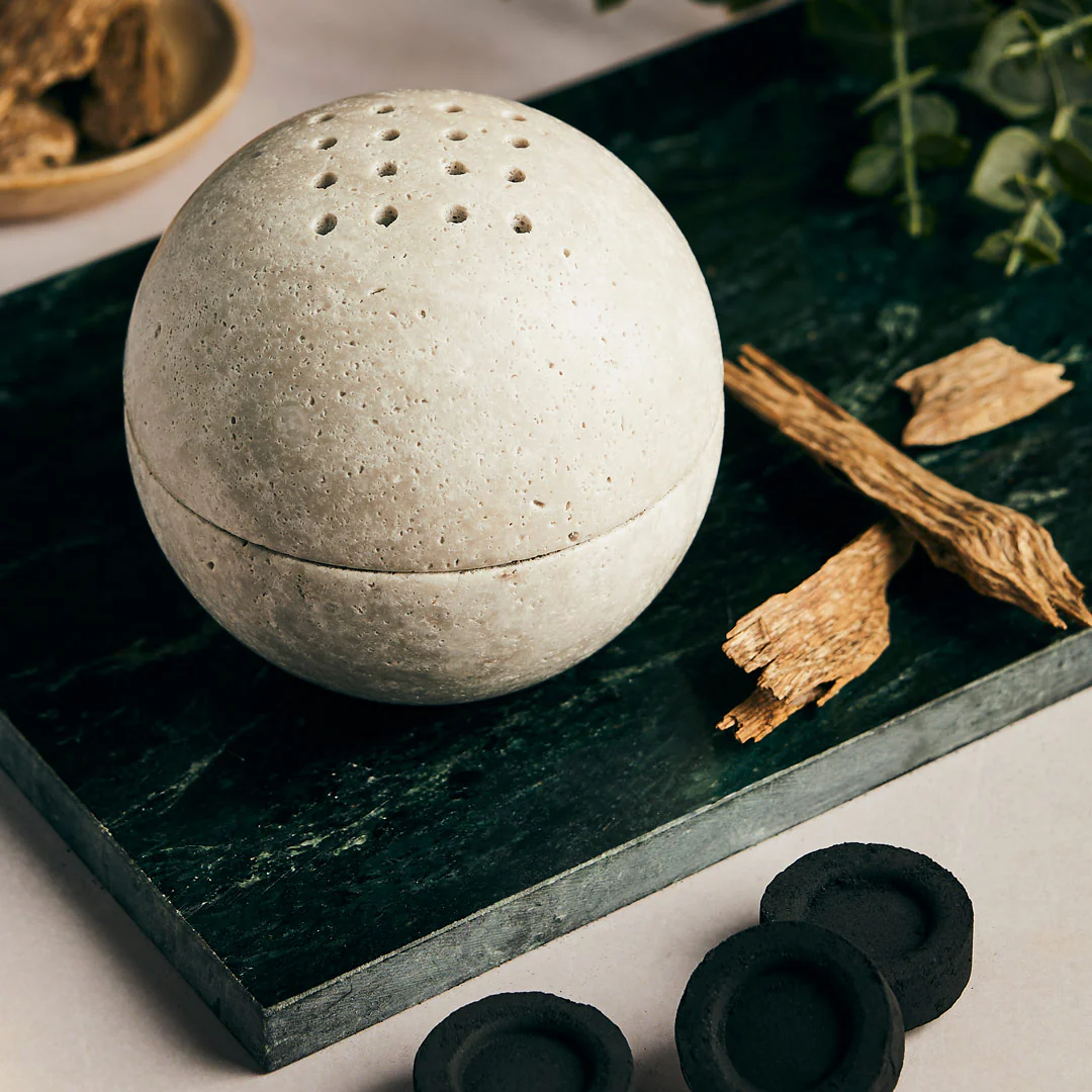 Marble Oud Burner Set - Image 4